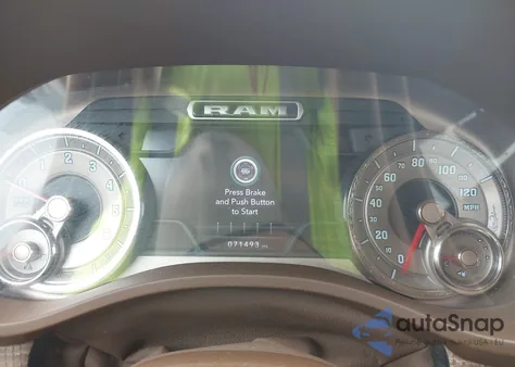 2019 Ram 1500 Longhorn 4X4 5'7 Box из США, поврежденный, VIN 1C6SRFKT5KN669399